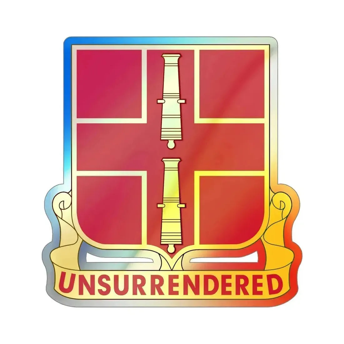 263rd Air Defense Artillery Regiment (U.S. Army) Holographic STICKER Die-Cut Vinyl Decal 5 Inch Holographic - The Sticker Space