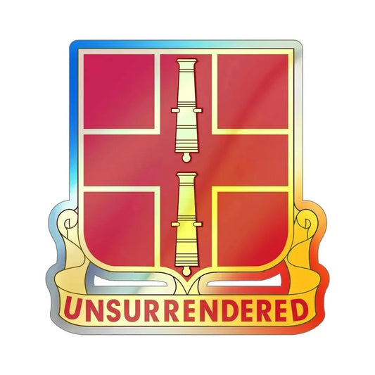 263rd Air Defense Artillery Regiment (U.S. Army) Holographic STICKER Die-Cut Vinyl Decal 6 Inch Holographic - The Sticker Space