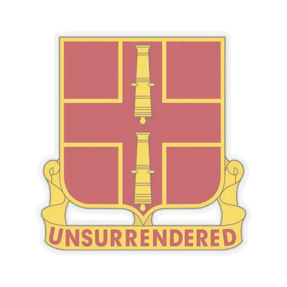 263rd Air Defense Artillery Regiment (U.S. Army) STICKER Vinyl Kiss-Cut Decal 4 Inch Transparent - The Sticker Space