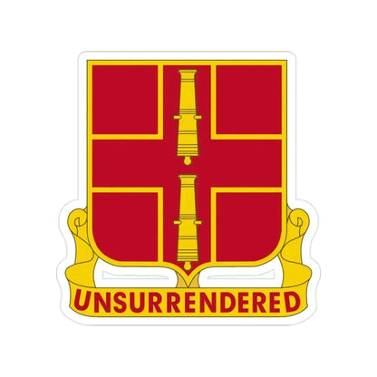 263rd Air Defense Artillery Regiment (U.S. Army) Transparent STICKER Die-Cut Vinyl Decal 2 Inch - The Sticker Space