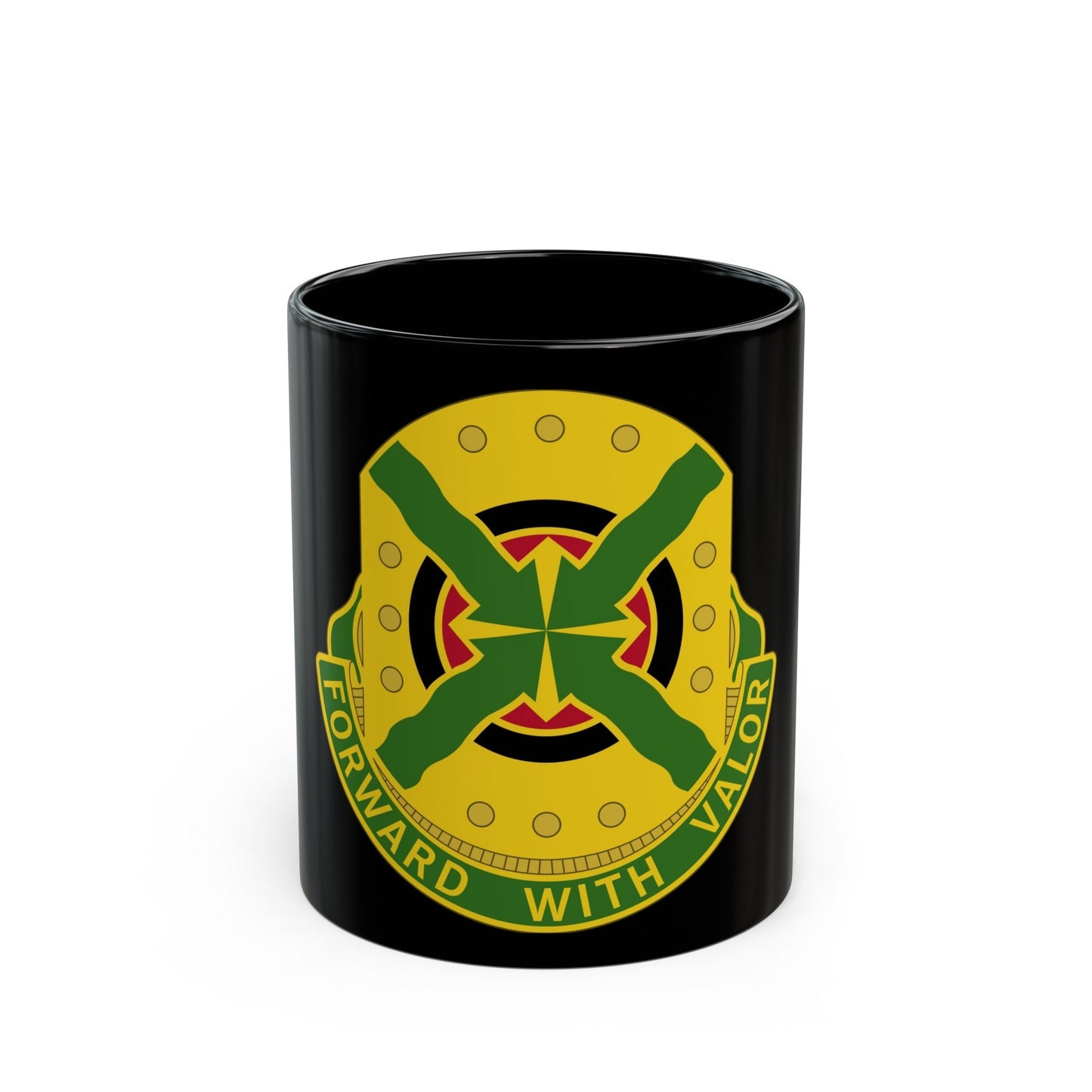 264 Engineer Group (U.S. Army) Black Coffee Mug-11oz-The Sticker Space