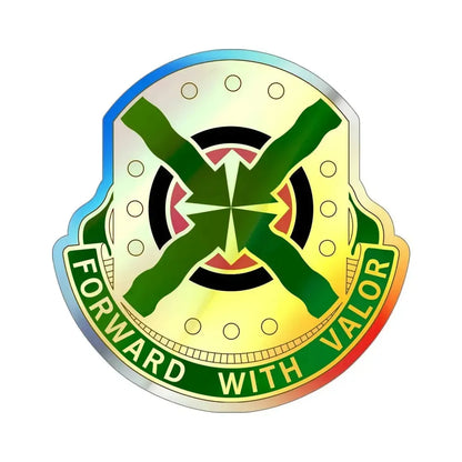 264 Engineer Group (U.S. Army) Holographic STICKER Die-Cut Vinyl Decal 5 Inch Holographic - The Sticker Space