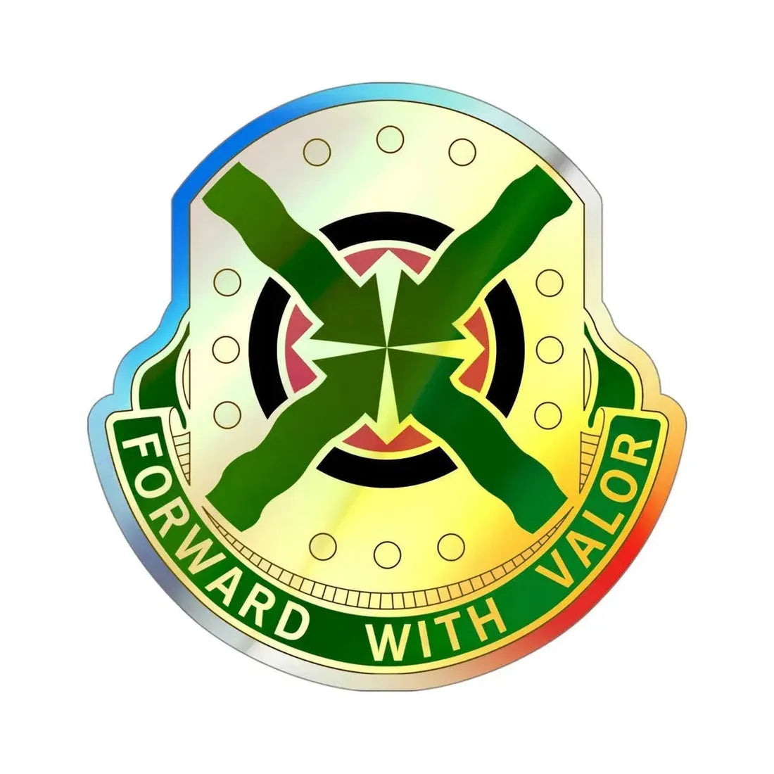 264 Engineer Group (U.S. Army) Holographic STICKER Die-Cut Vinyl Decal - The Sticker Space