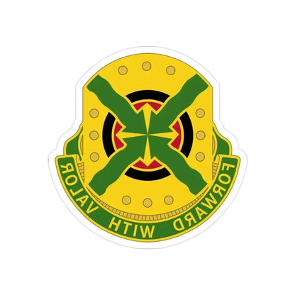 264 Engineer Group (U.S. Army) REVERSE PRINT Transparent Die-Cut STICKER 2 Inch Die-Cut Transparent - The Sticker Space