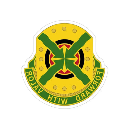 264 Engineer Group (U.S. Army) REVERSE PRINT Transparent Die-Cut STICKER 6 Inch Die-Cut Transparent - The Sticker Space