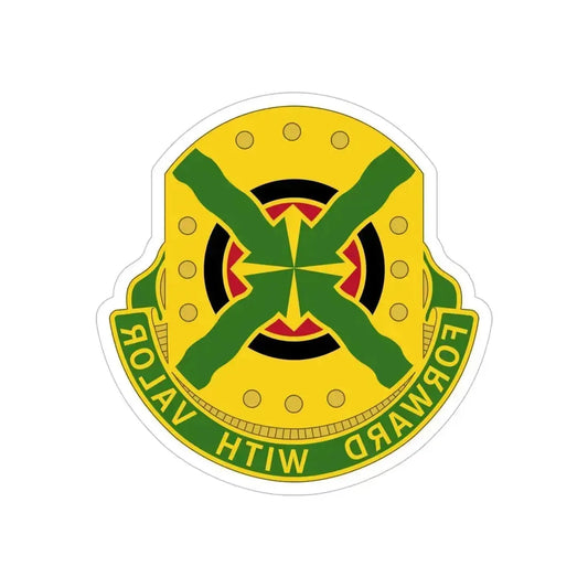 264 Engineer Group (U.S. Army) REVERSE PRINT Transparent Die-Cut STICKER 6 Inch Die-Cut Transparent - The Sticker Space