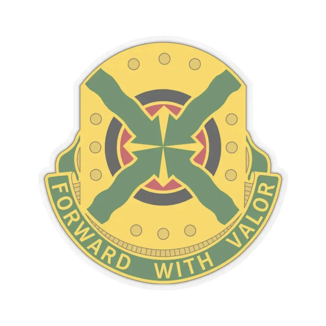 264 Engineer Group (U.S. Army) STICKER Vinyl Kiss-Cut Decal 3 Inch Transparent - The Sticker Space