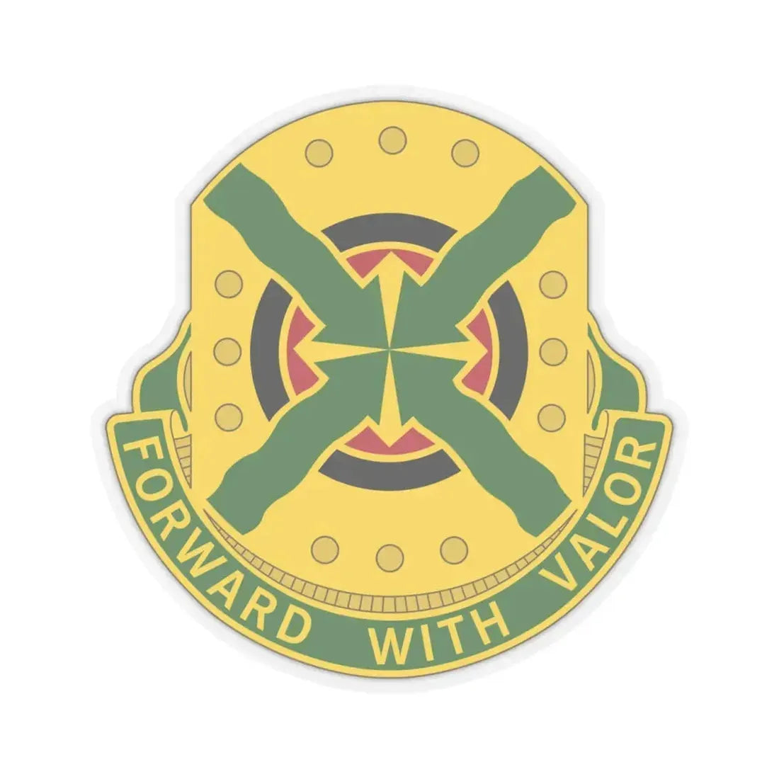 264 Engineer Group (U.S. Army) STICKER Vinyl Kiss-Cut Decal 4 Inch Transparent - The Sticker Space