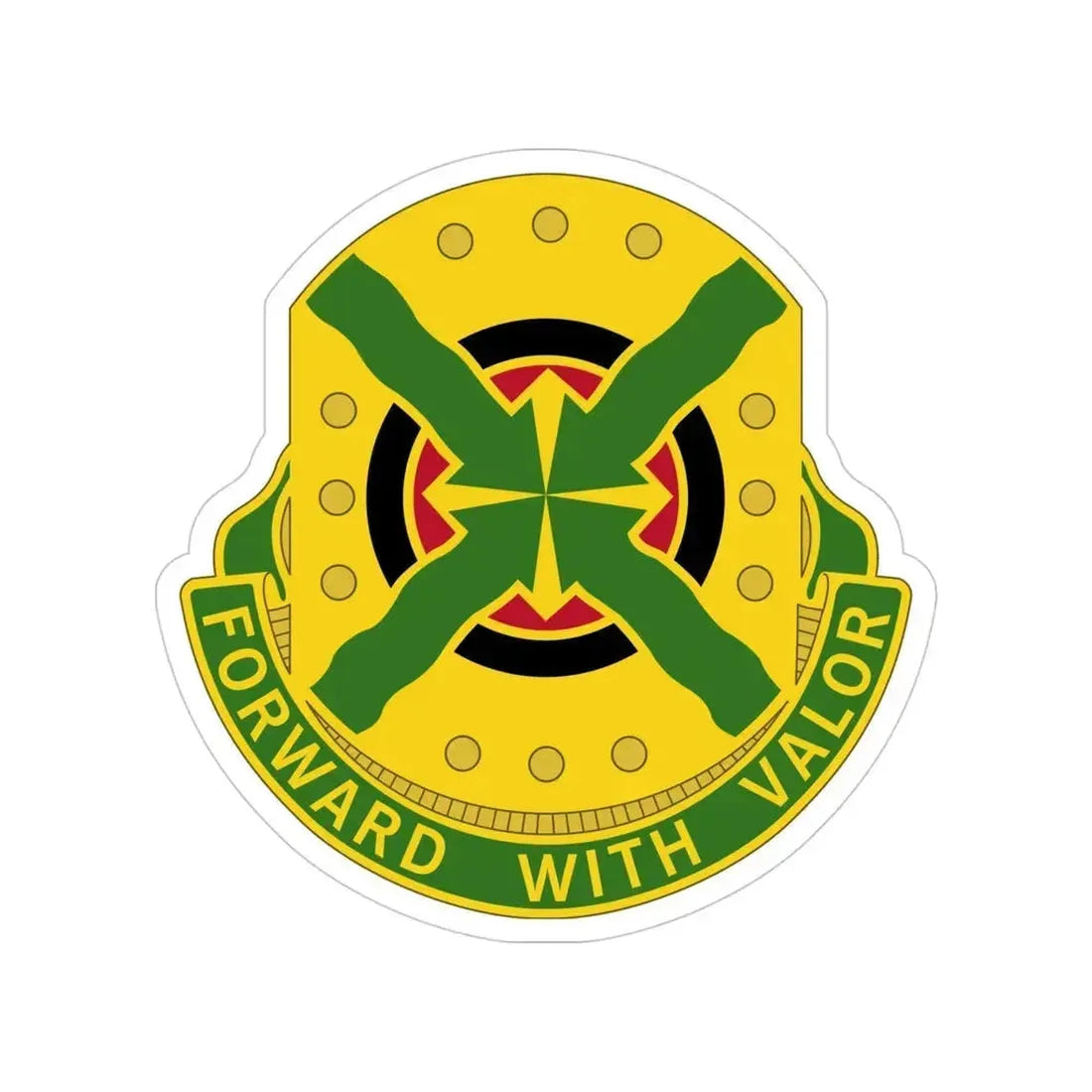 264 Engineer Group (U.S. Army) Transparent STICKER Die-Cut Vinyl Decal 4 Inch - The Sticker Space