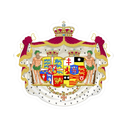 Armoiries de Marie-Sophie de Hesse-Cassel (Denmark) (Coat of Arms) STICKER Vinyl Kiss-Cut Decal