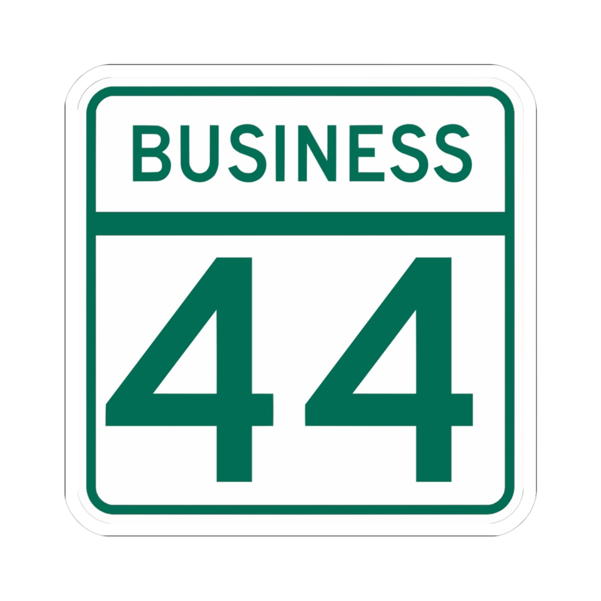 MD Route 44 Business (Maryland) (Road Sign) STICKER Vinyl Kiss-Cut Decal
