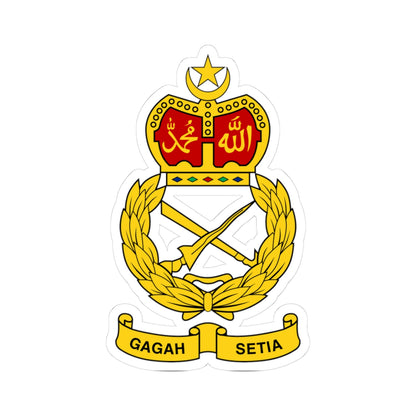 Badge of the Malaysian Army (Malaysia) (Coat of Arms) STICKER Vinyl Kiss-Cut Decal