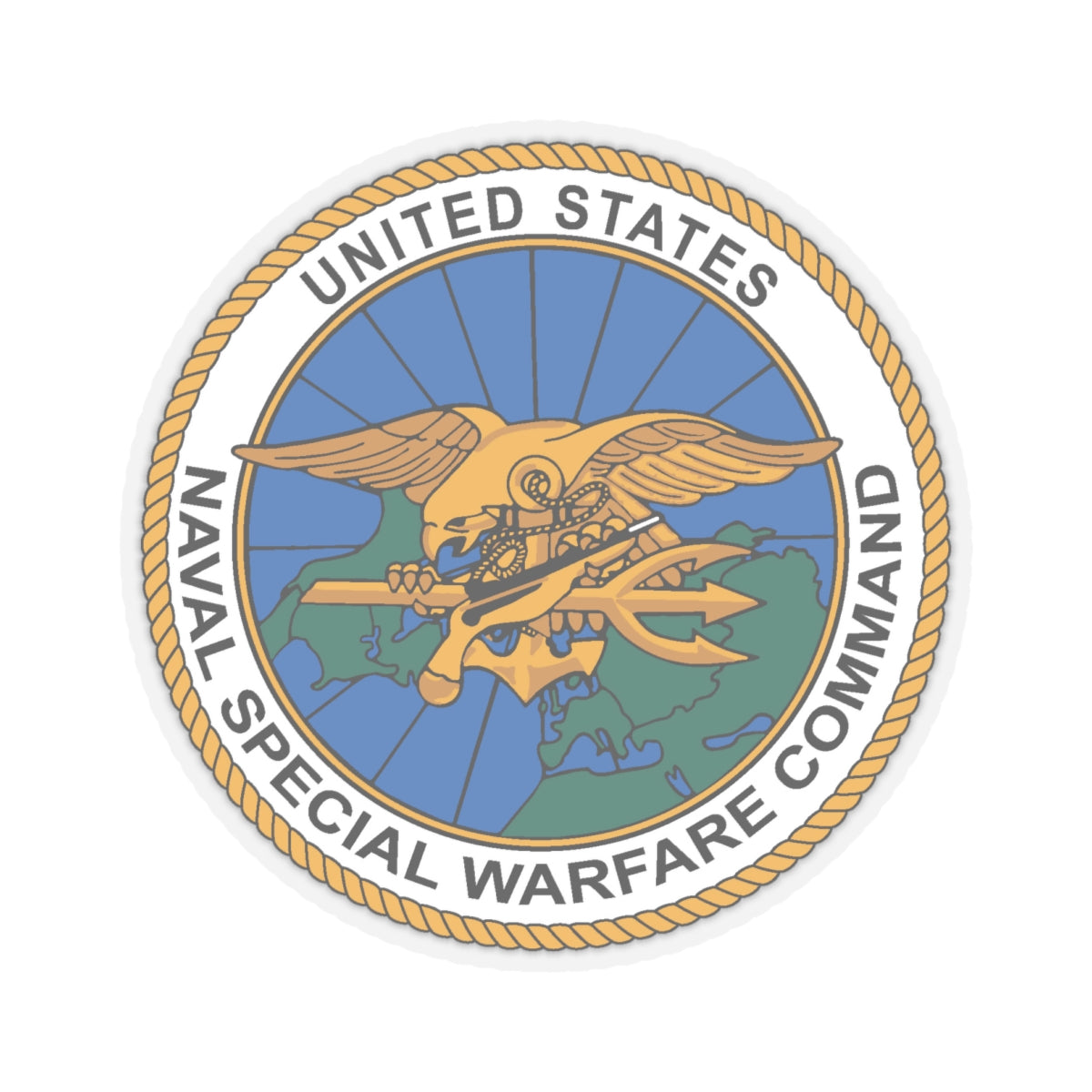 Special Warfare Command (U.S. Navy) STICKER Vinyl Kiss-Cut Decal