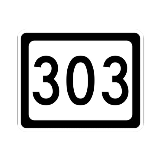 WV-303 (Virginia) (Road Sign) STICKER Vinyl Kiss-Cut Decal