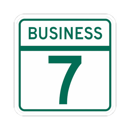 MD Route 7 Business (Maryland) (Road Sign) STICKER Vinyl Kiss-Cut Decal