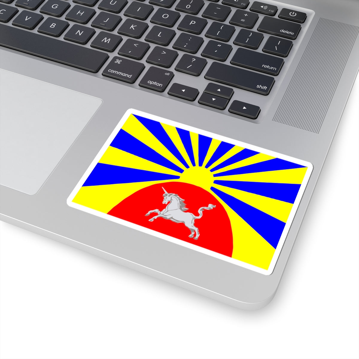 Flag Agalatovo Leningrad oblast (Russia) STICKER Vinyl Kiss-Cut Decal