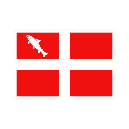 Flag of Annecy (France) STICKER Vinyl Kiss-Cut Decal