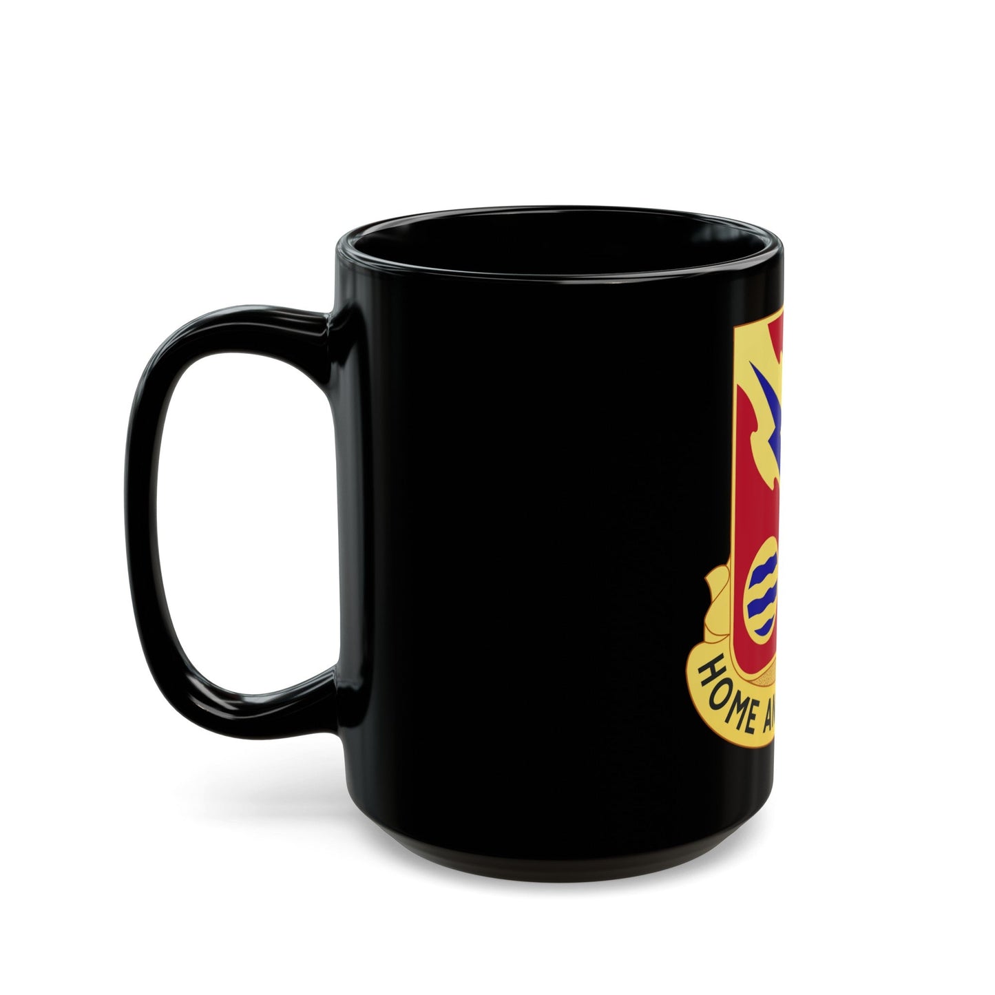 265th Air Defense Artillery Regiment (U.S. Army) Black Coffee Mug-The Sticker Space