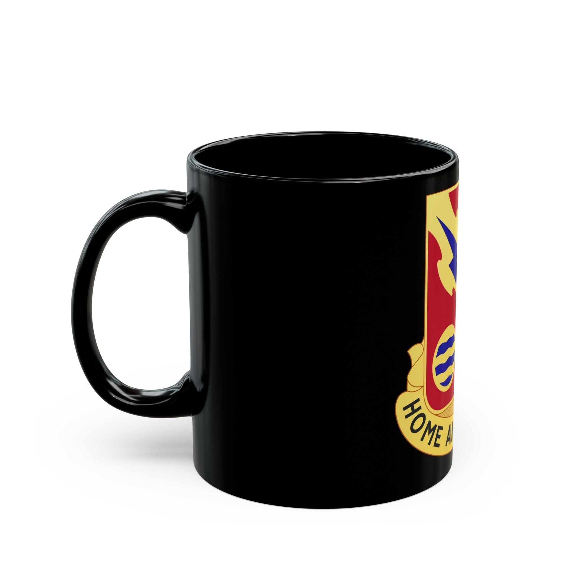 265th Air Defense Artillery Regiment (U.S. Army) Black Coffee Mug-The Sticker Space