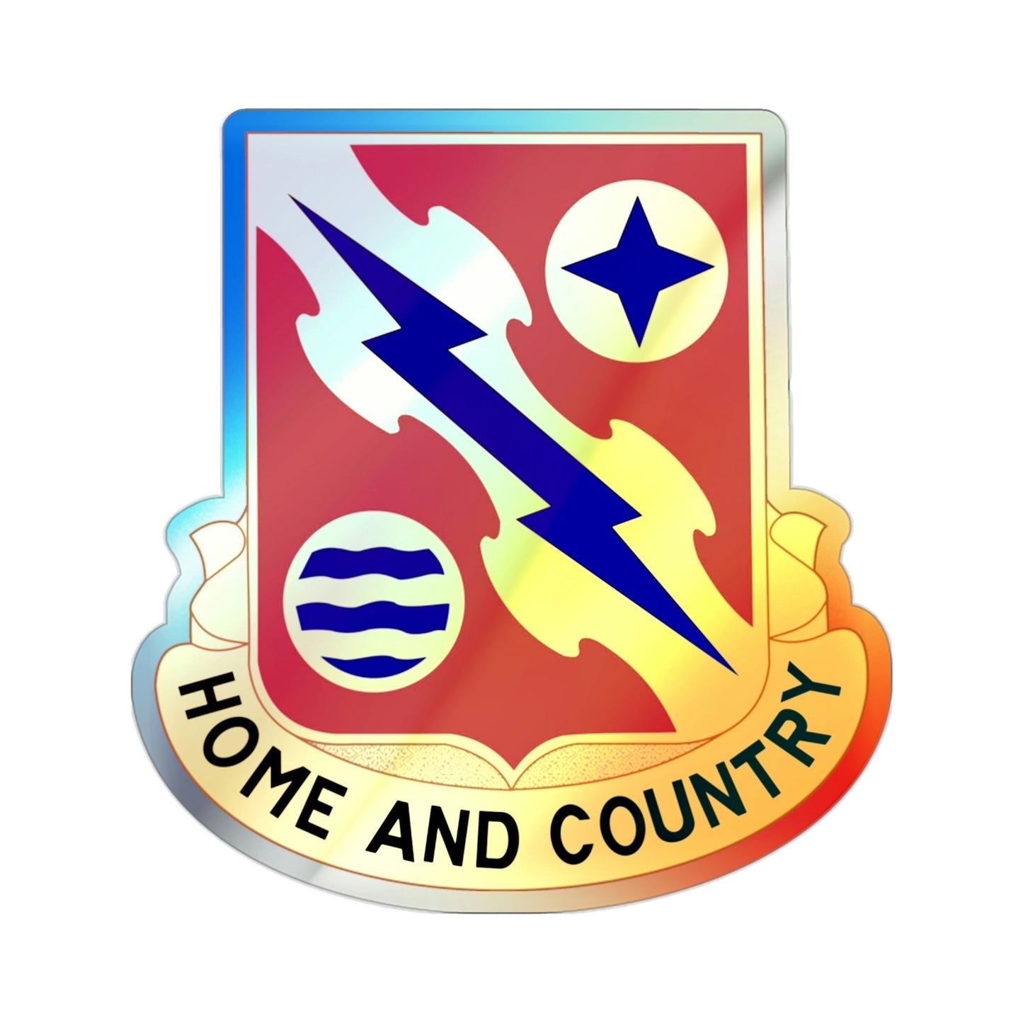 265th Air Defense Artillery Regiment (U.S. Army) Holographic STICKER Die-Cut Vinyl Decal-2 Inch-The Sticker Space