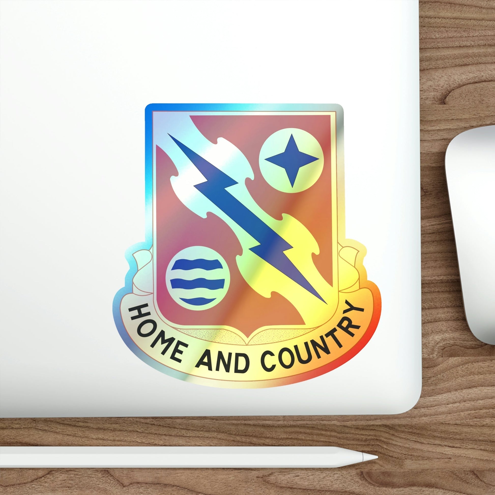 265th Air Defense Artillery Regiment (U.S. Army) Holographic STICKER Die-Cut Vinyl Decal-The Sticker Space