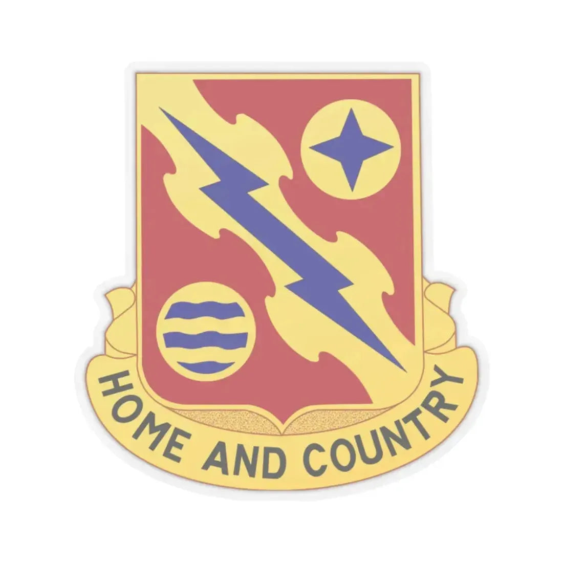 265th Air Defense Artillery Regiment (U.S. Army) STICKER Vinyl Kiss-Cut Decal 2 Inch Transparent - The Sticker Space
