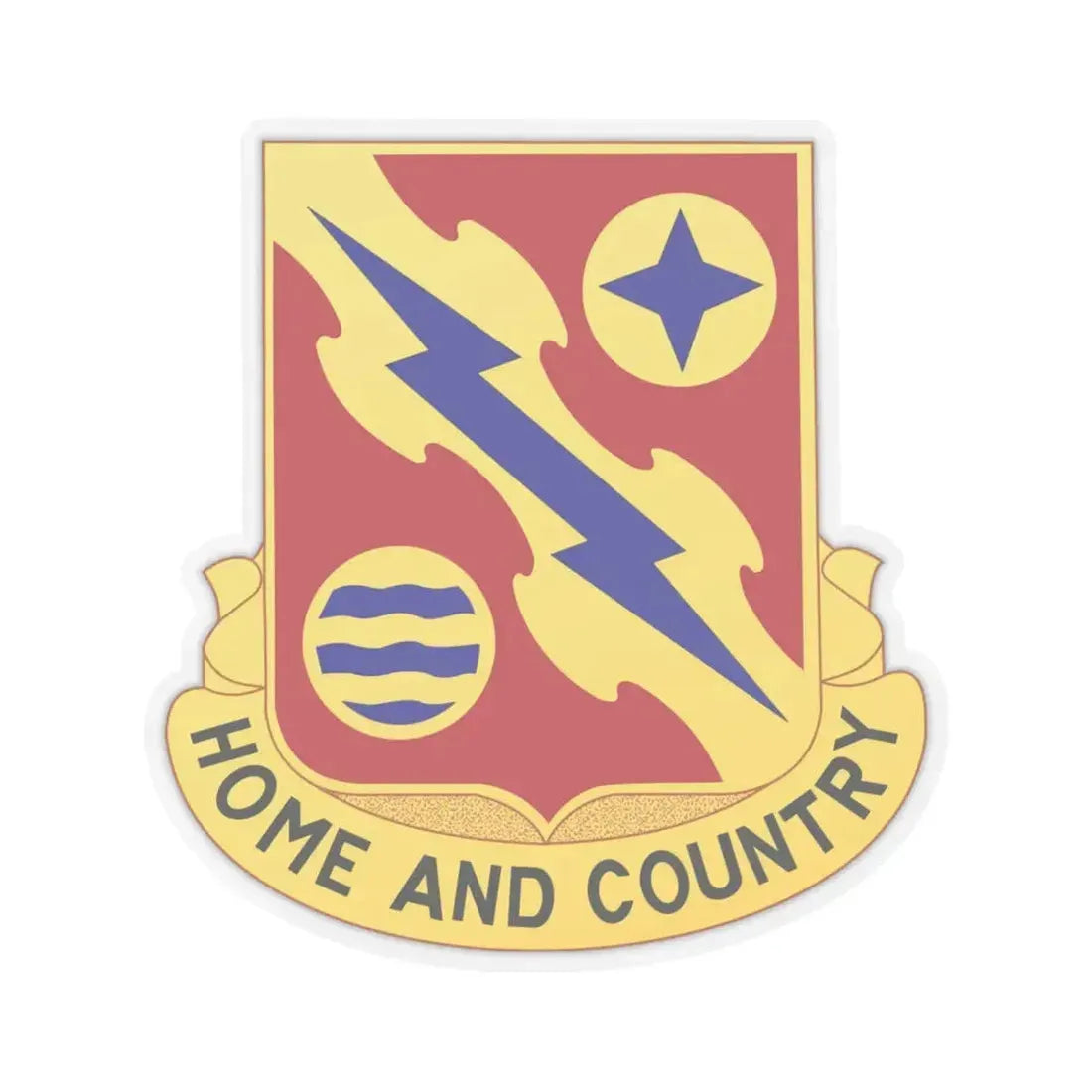 265th Air Defense Artillery Regiment (U.S. Army) STICKER Vinyl Kiss-Cut Decal 6 Inch Transparent - The Sticker Space