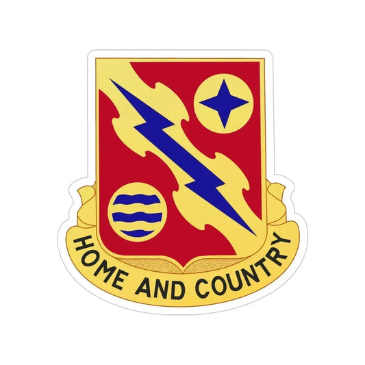 265th Air Defense Artillery Regiment (U.S. Army) Transparent STICKER Die-Cut Vinyl Decal 6 Inch - The Sticker Space