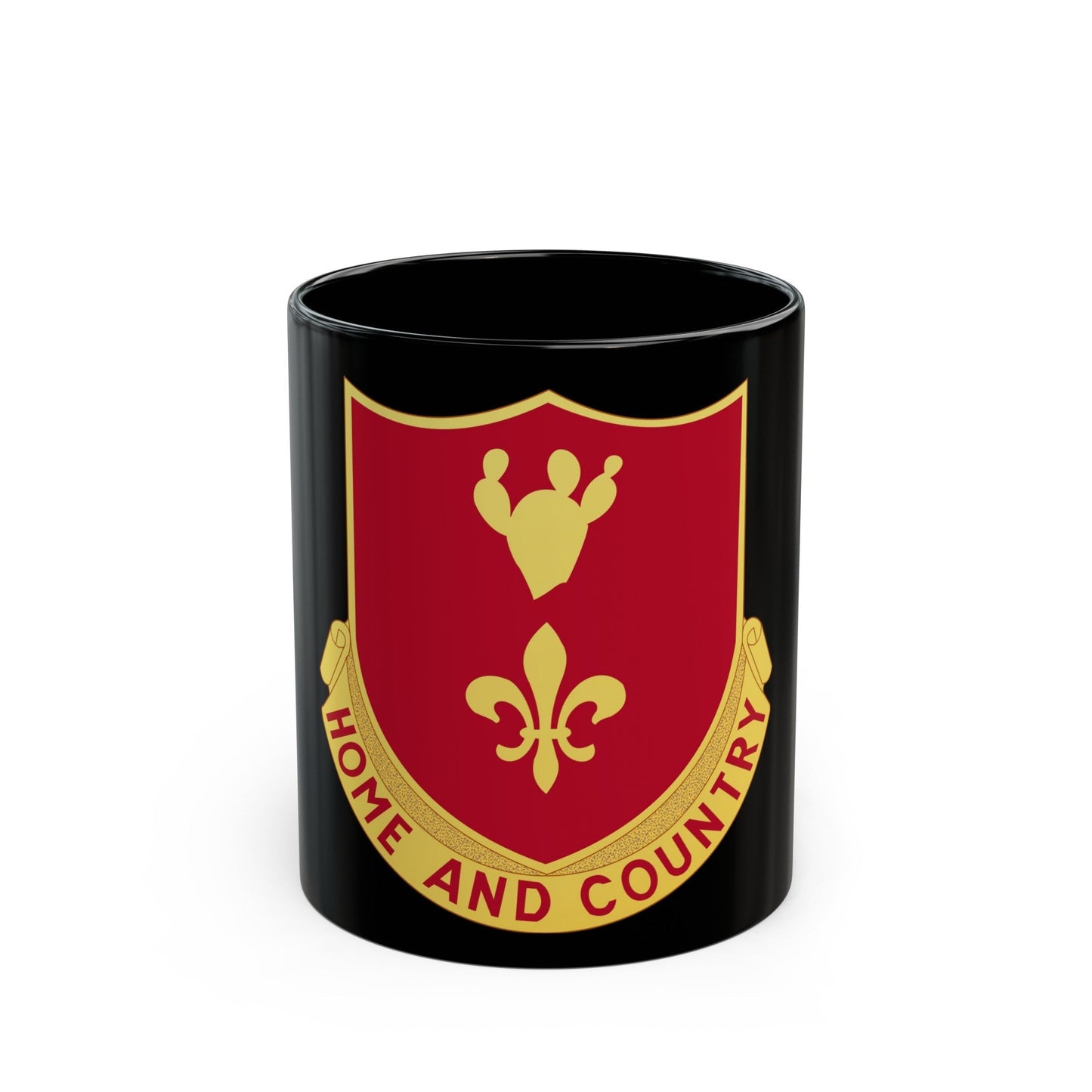 265th Artillery Regiment (U.S. Army) Black Coffee Mug-11oz-The Sticker Space