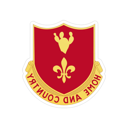 265th Artillery Regiment (U.S. Army) REVERSE PRINT Transparent STICKER-2" × 2"-The Sticker Space