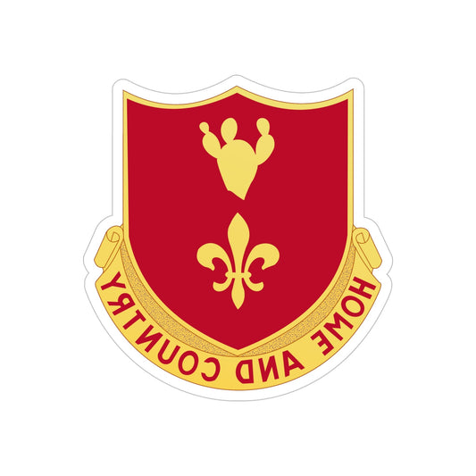 265th Artillery Regiment (U.S. Army) REVERSE PRINT Transparent STICKER-6" × 6"-The Sticker Space