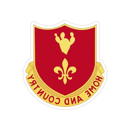 265th Artillery Regiment (U.S. Army) REVERSE PRINT Transparent Die-Cut STICKER 5 Inch Die-Cut Transparent - The Sticker Space