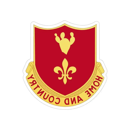 265th Artillery Regiment (U.S. Army) REVERSE PRINT Transparent Die-Cut STICKER 6 Inch Die-Cut Transparent - The Sticker Space