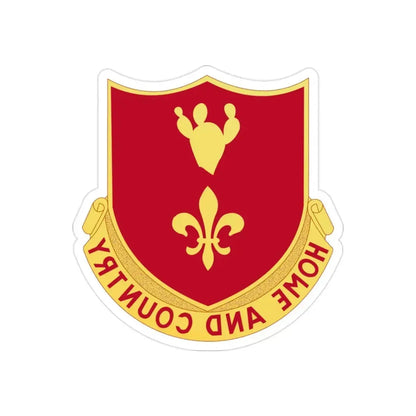 265th Artillery Regiment (U.S. Army) REVERSE PRINT Transparent Die-Cut STICKER - The Sticker Space