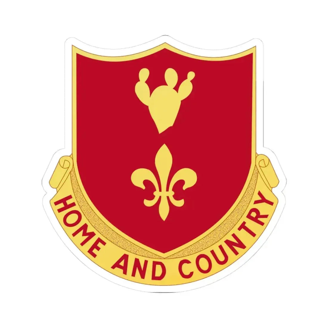 265th Artillery Regiment (U.S. Army) STICKER Vinyl Kiss-Cut Decal 3 Inch White - The Sticker Space