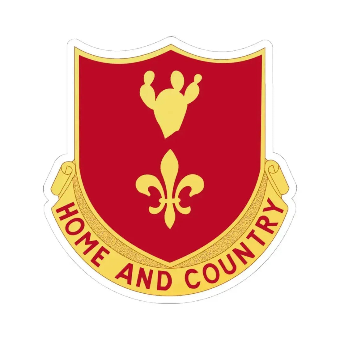 265th Artillery Regiment (U.S. Army) STICKER Vinyl Kiss-Cut Decal 4 Inch White - The Sticker Space