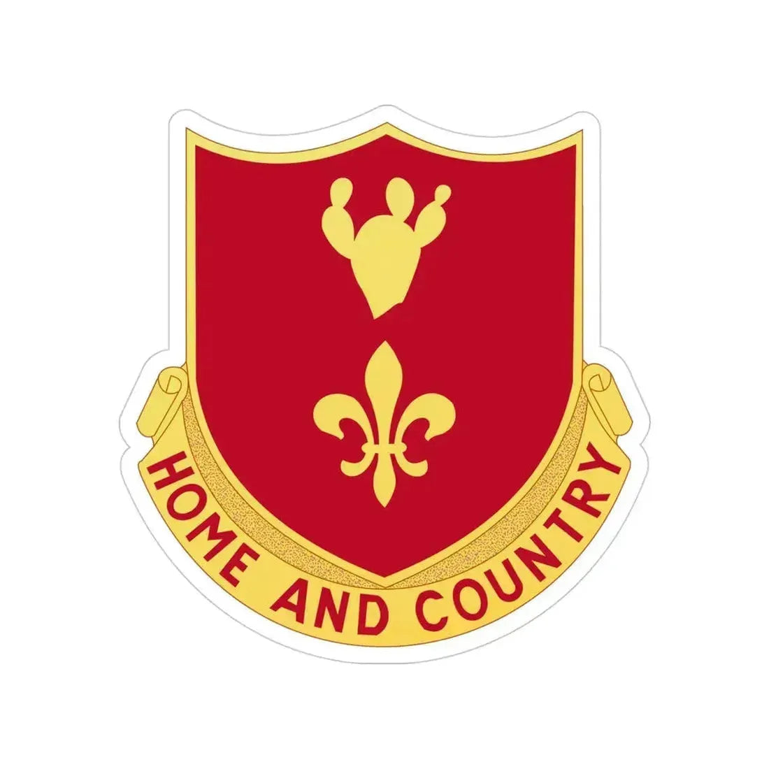 265th Artillery Regiment (U.S. Army) Transparent STICKER Die-Cut Vinyl Decal 4 Inch - The Sticker Space