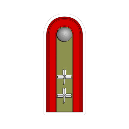 Croatia HOS OR 4 (Croatia) (Military Rank) STICKER Vinyl Kiss-Cut Decal