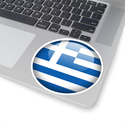 Flag orb Greece (Greece) STICKER Vinyl Kiss-Cut Decal
