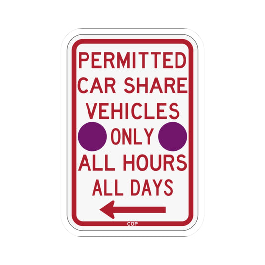 PBOT Road sign P4500L-P (Oregon) (Road Sign) STICKER Vinyl Kiss-Cut Decal