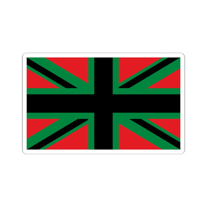 Union Black 3x5 (United Kingdom) STICKER Vinyl Kiss-Cut Decal