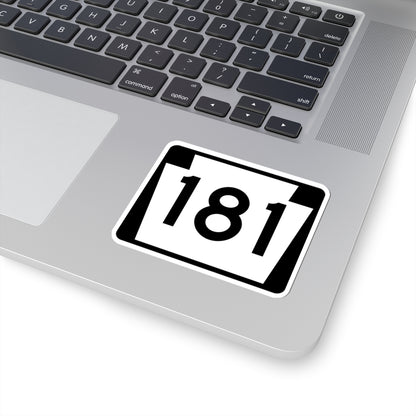 PA-181 (Pennsylvania) (Road Sign) STICKER Vinyl Kiss-Cut Decal