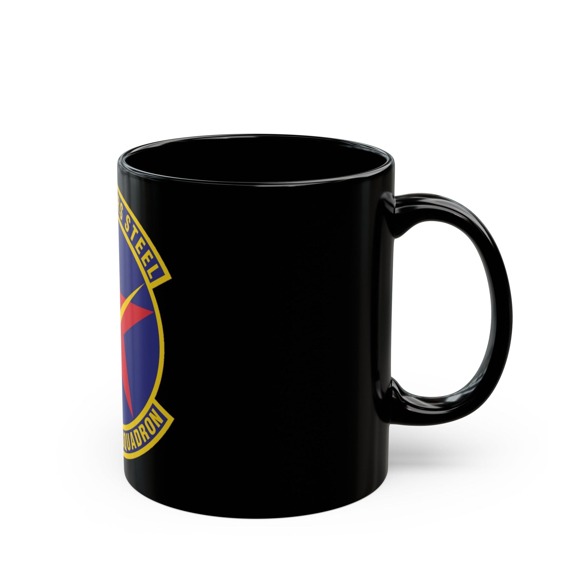 266th Range Squadron (U.S. Air Force) Black Coffee Mug-The Sticker Space