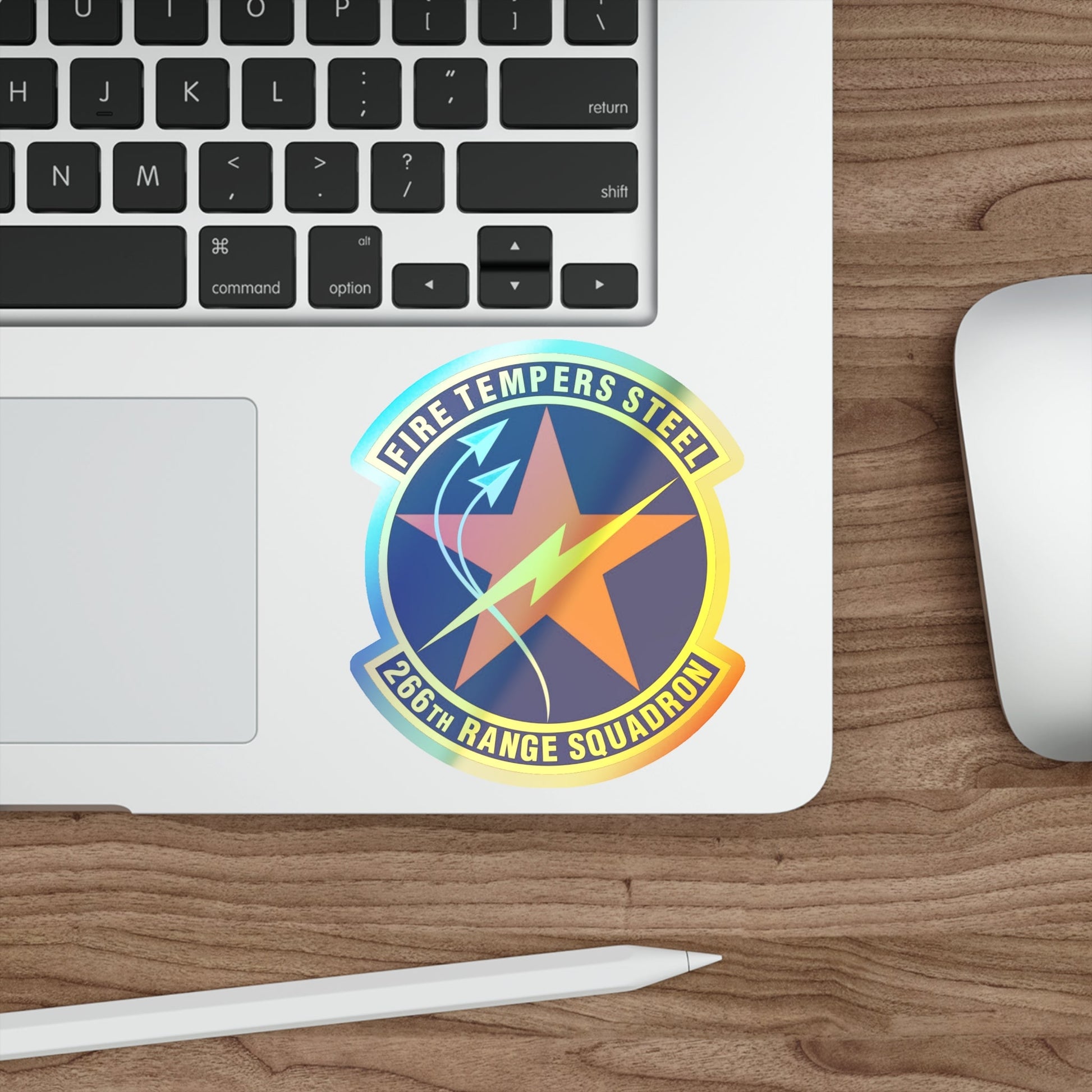 266th Range Squadron (U.S. Air Force) Holographic STICKER Die-Cut Vinyl Decal-The Sticker Space