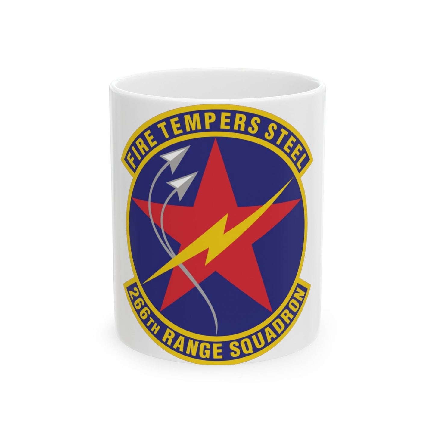 266th Range Squadron (U.S. Air Force) White Coffee Mug-11oz-The Sticker Space