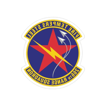 266th Range Squadron (U.S. Air Force) REVERSE PRINT Transparent Die-Cut STICKER - The Sticker Space