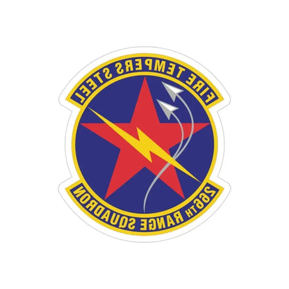 266th Range Squadron (U.S. Air Force) REVERSE PRINT Transparent Die-Cut STICKER - The Sticker Space