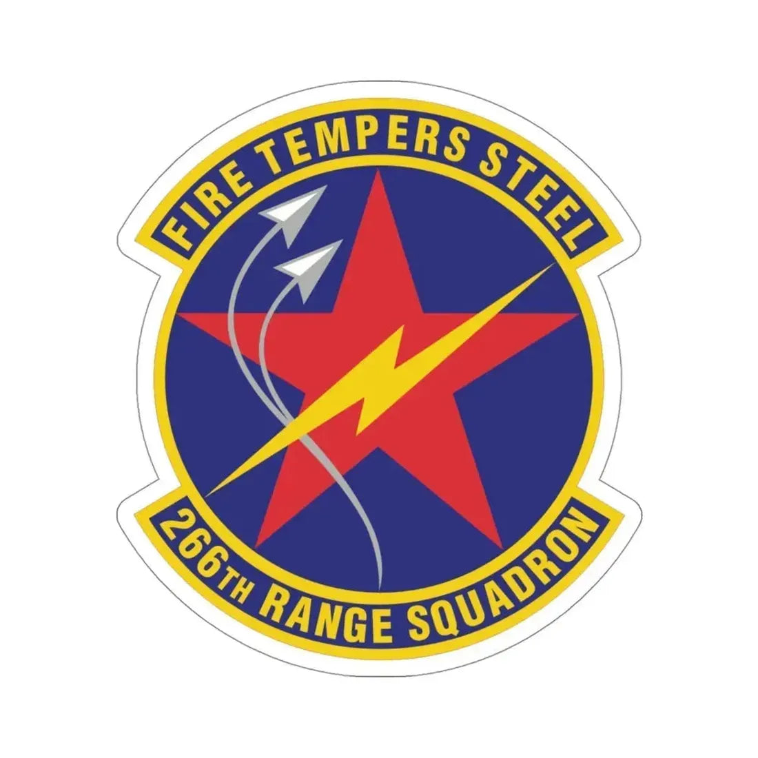 266th Range Squadron (U.S. Air Force) STICKER Vinyl Die-Cut Decal 4 Inch - The Sticker Space