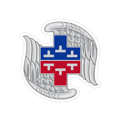 267 Aviation Battalion (U.S. Army) REVERSE PRINT Transparent STICKER-4" × 4"-The Sticker Space