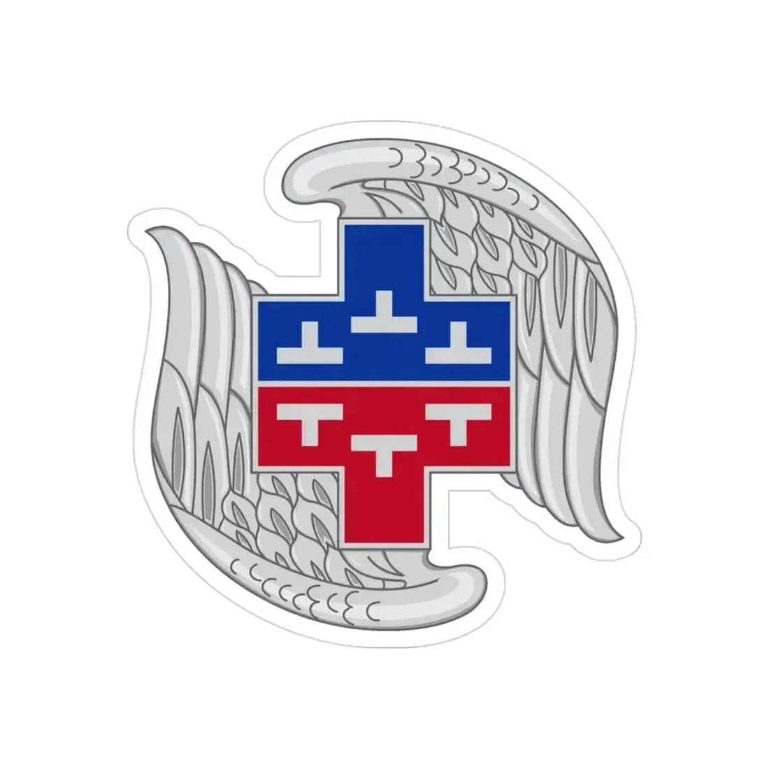 267 Aviation Battalion (U.S. Army) REVERSE PRINT Transparent Die-Cut STICKER 3 Inch Die-Cut Transparent - The Sticker Space